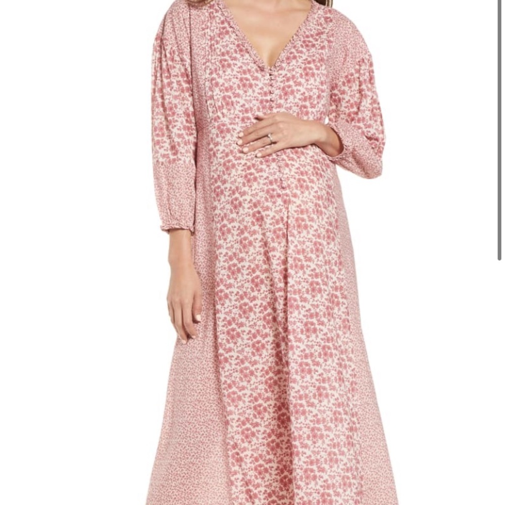 A floral Gemma maternity dress from Hatch, size 2